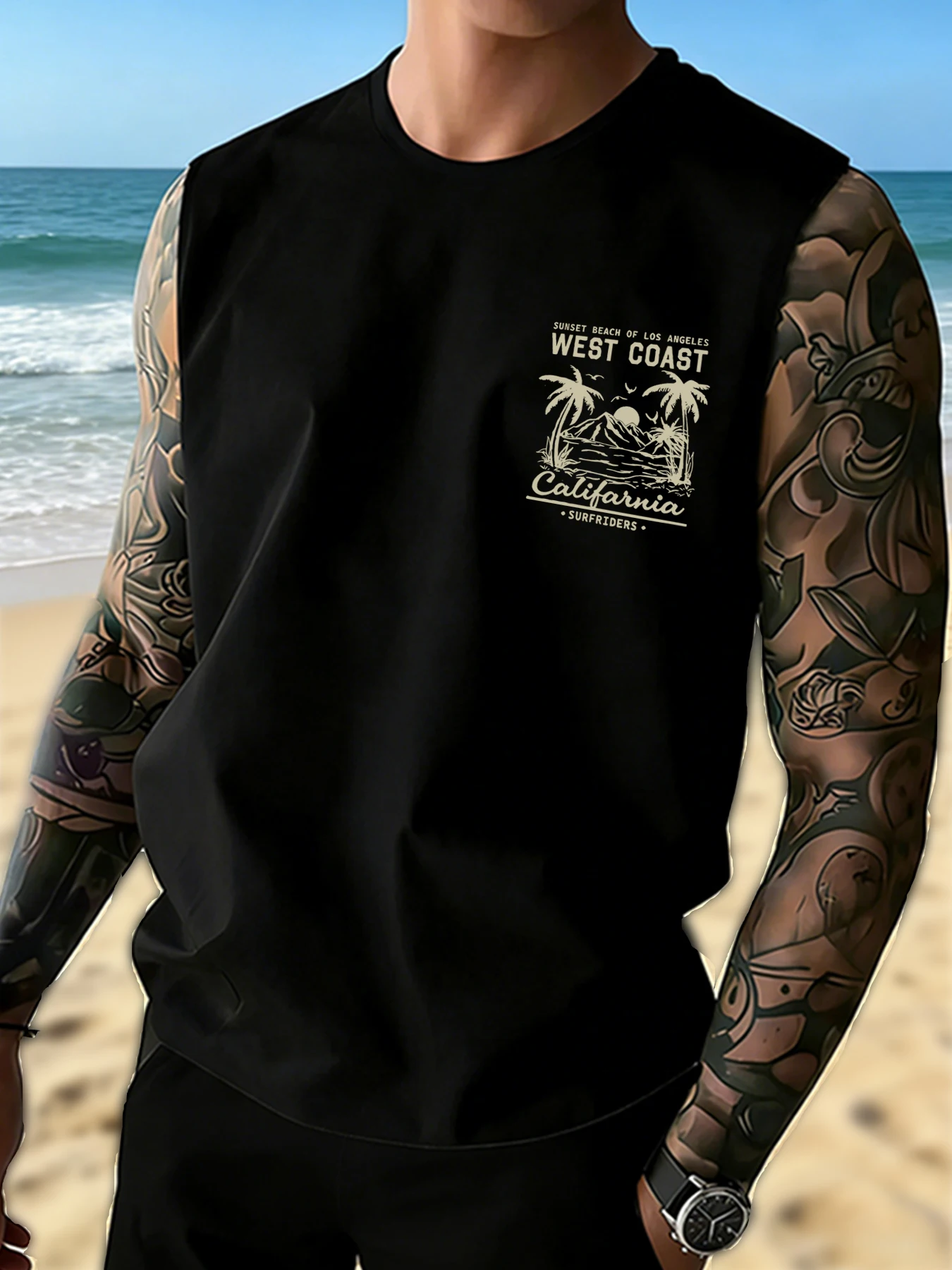 Men’s Printed Crew-Neck Vests: A Stylish and Essential Piece for a Summer Holiday Look