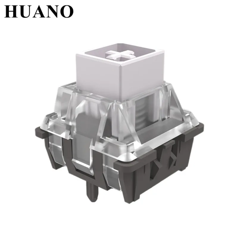 HUANO Omega Magnetic Switch 45gf Light Linear Hall Effect Magnetic Keyboard Large Dust-Proof Stem Custom Keyboard Gaming Switch
