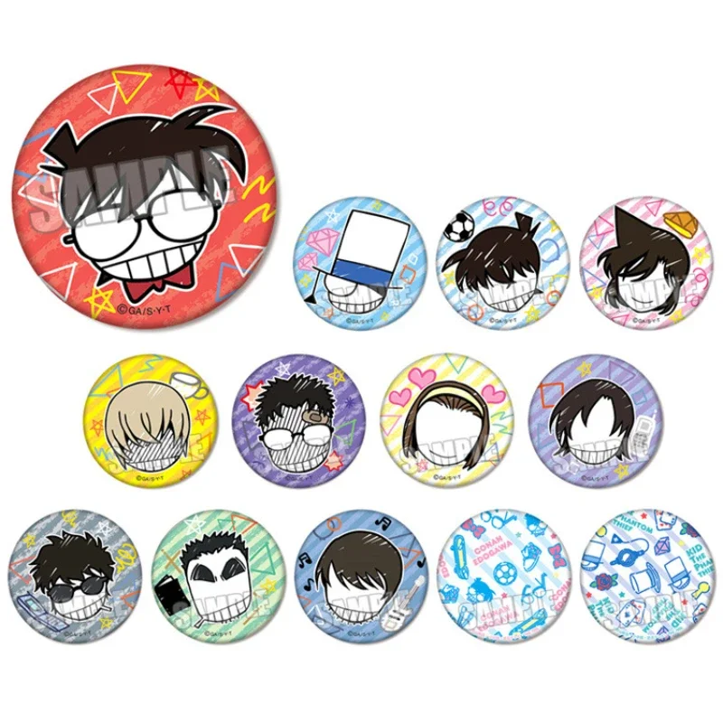 Rachel Moore KAITO KUROBA Kudou Shinichi Furuya Rei Kyogoku Makoto Popular Anime Peripheral Badges Lapel Pins for Backpacks