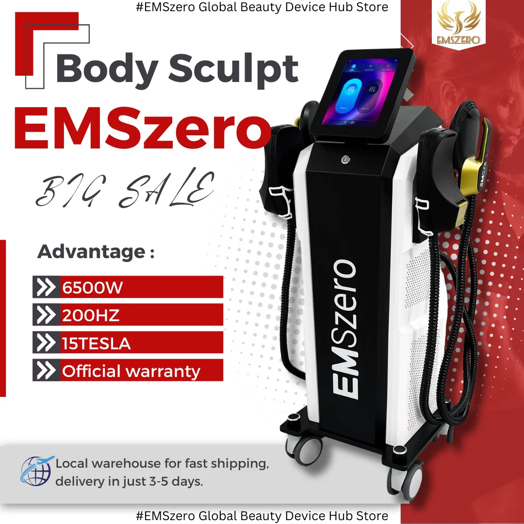 

Professional EMSzero Contouring Machine EMS Neo RF Slimming Sculpting Muscle Electromagnetic Body Sculpt Machine