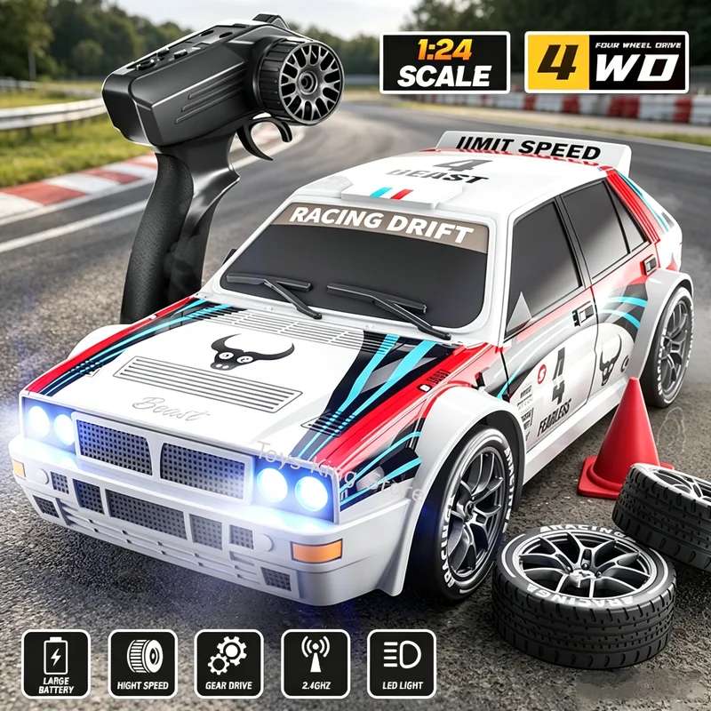 24g-1-24-rc高速ドリフトカー-ledライト付き-4wdリモコン-gtrレーシングカー-モデル-20km-h-子供のおもちゃ-男の子の誕生日プレゼント