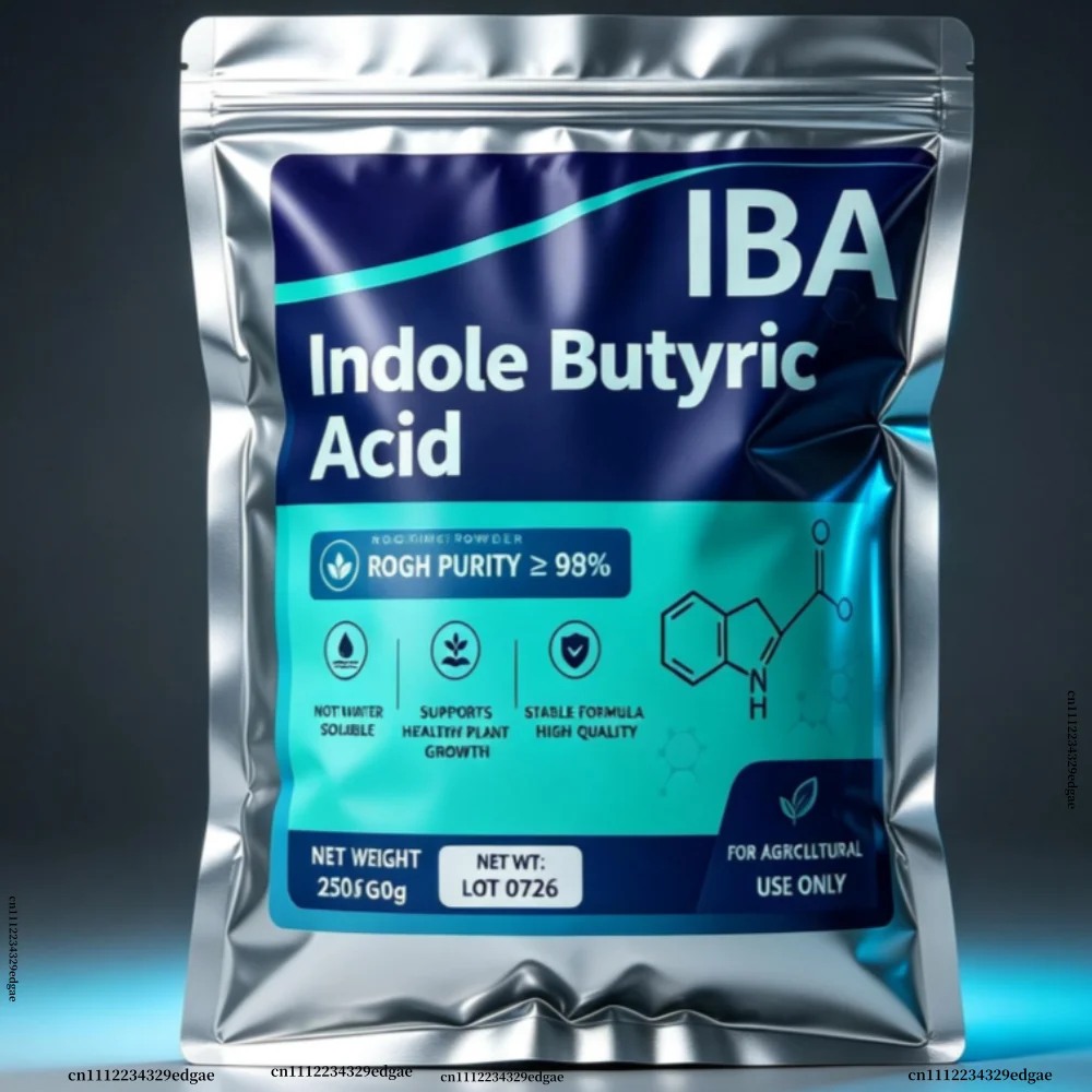 98% Indole Butyric Acid IBA Powder, NOT WATER SOLUBLE, Fertilizer Raw Material, Supports Healthy Plant Growth