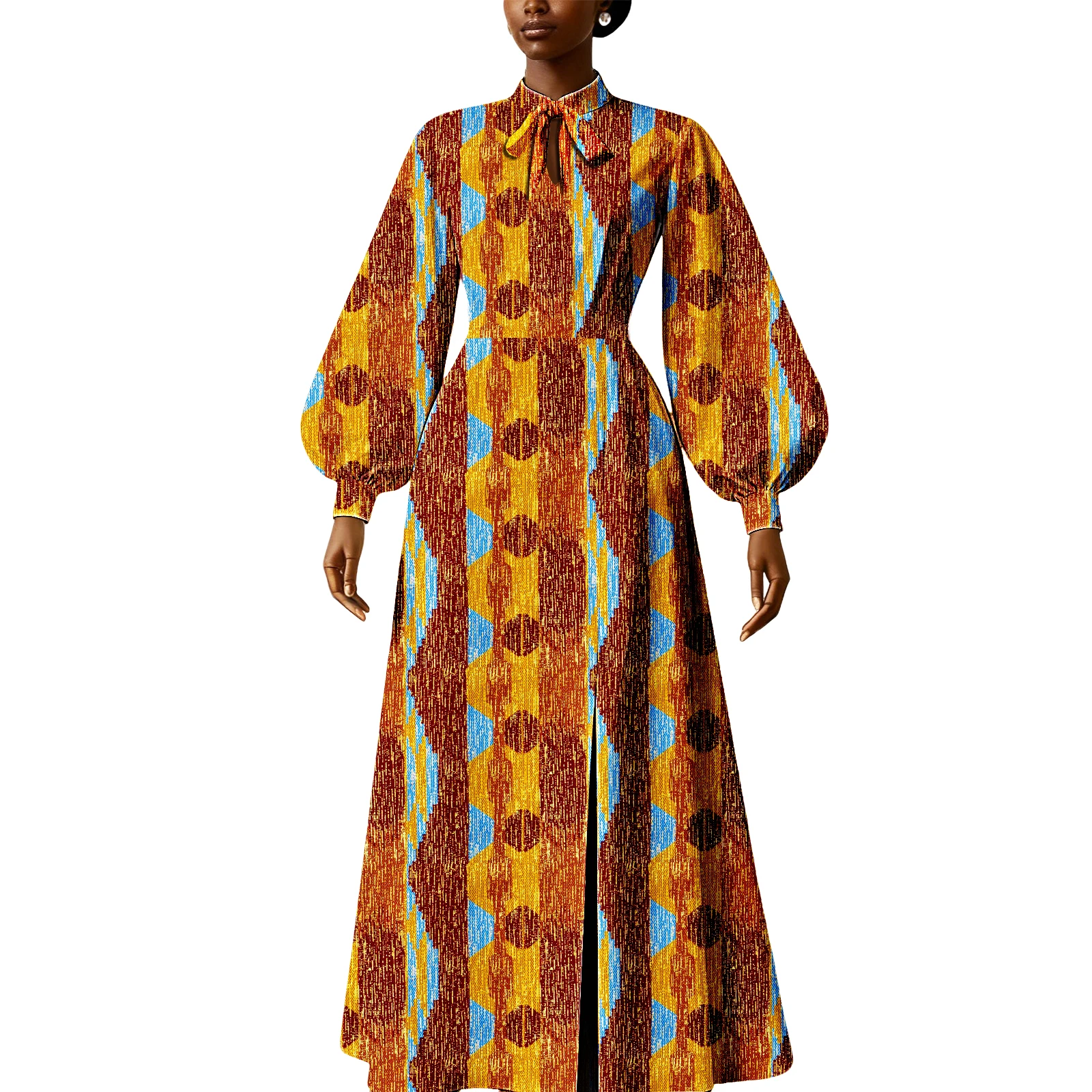 فساتين أفريقية للنساء ملابس Kente قماش شمع طباعة فستان أنقرة هدايا غير رسمية لحفلات الزفاف