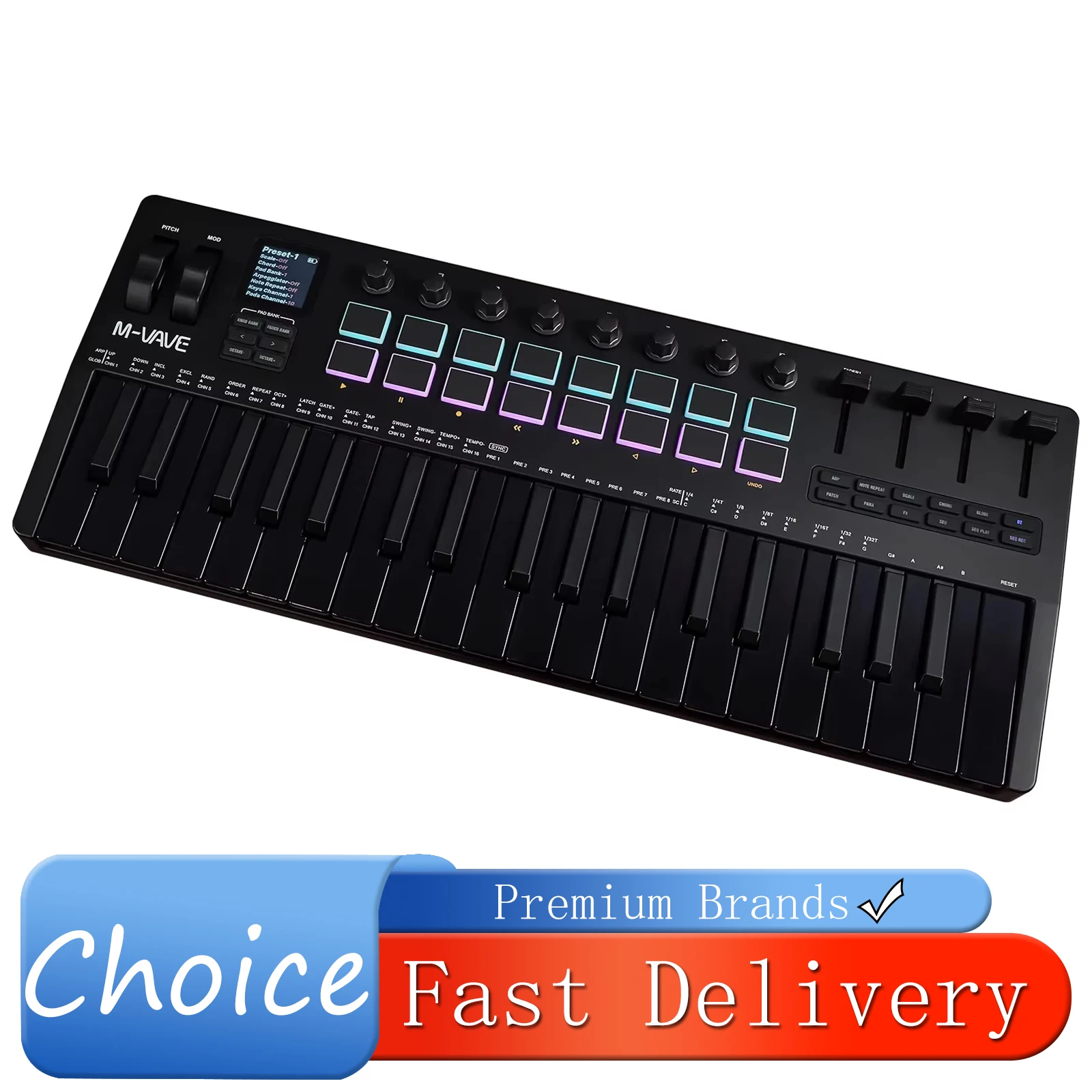 M-VAVE SMK-37 Pro 3…