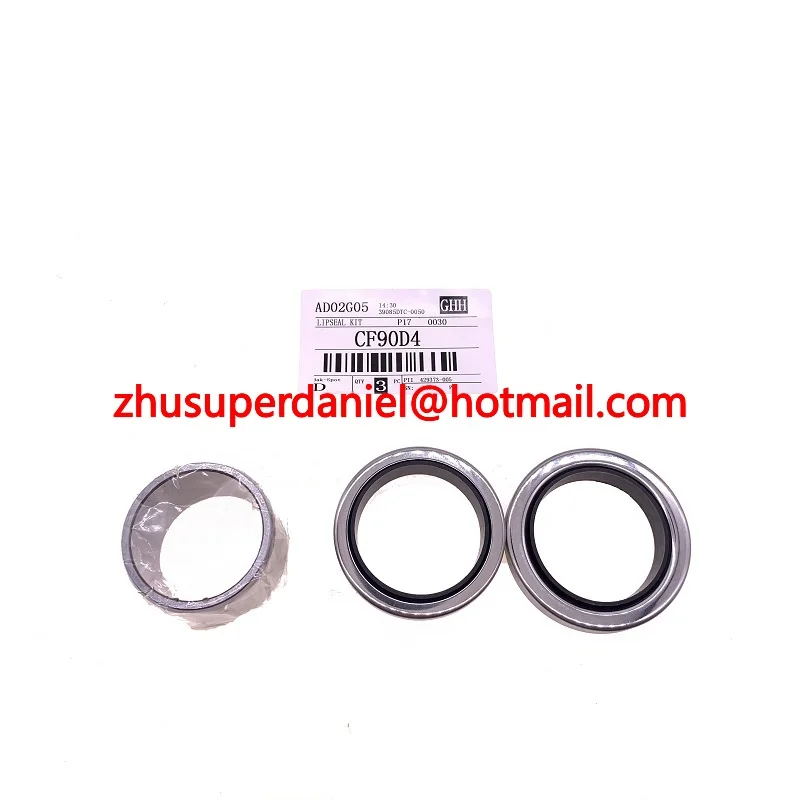 

4sets/lot GHH Rand CF90D4 airend overhual repair kit 2pcs PTFE oil seal shaft seal +1pc shaft sleeve bushing