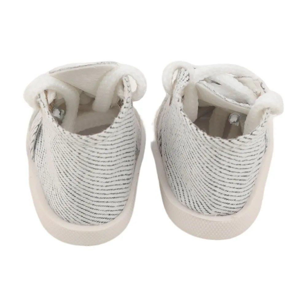 Sweet 3.8cm Canvas Shoes 17cm Cute Design Cute Sneakers Canvas Material House Accessories Cotton