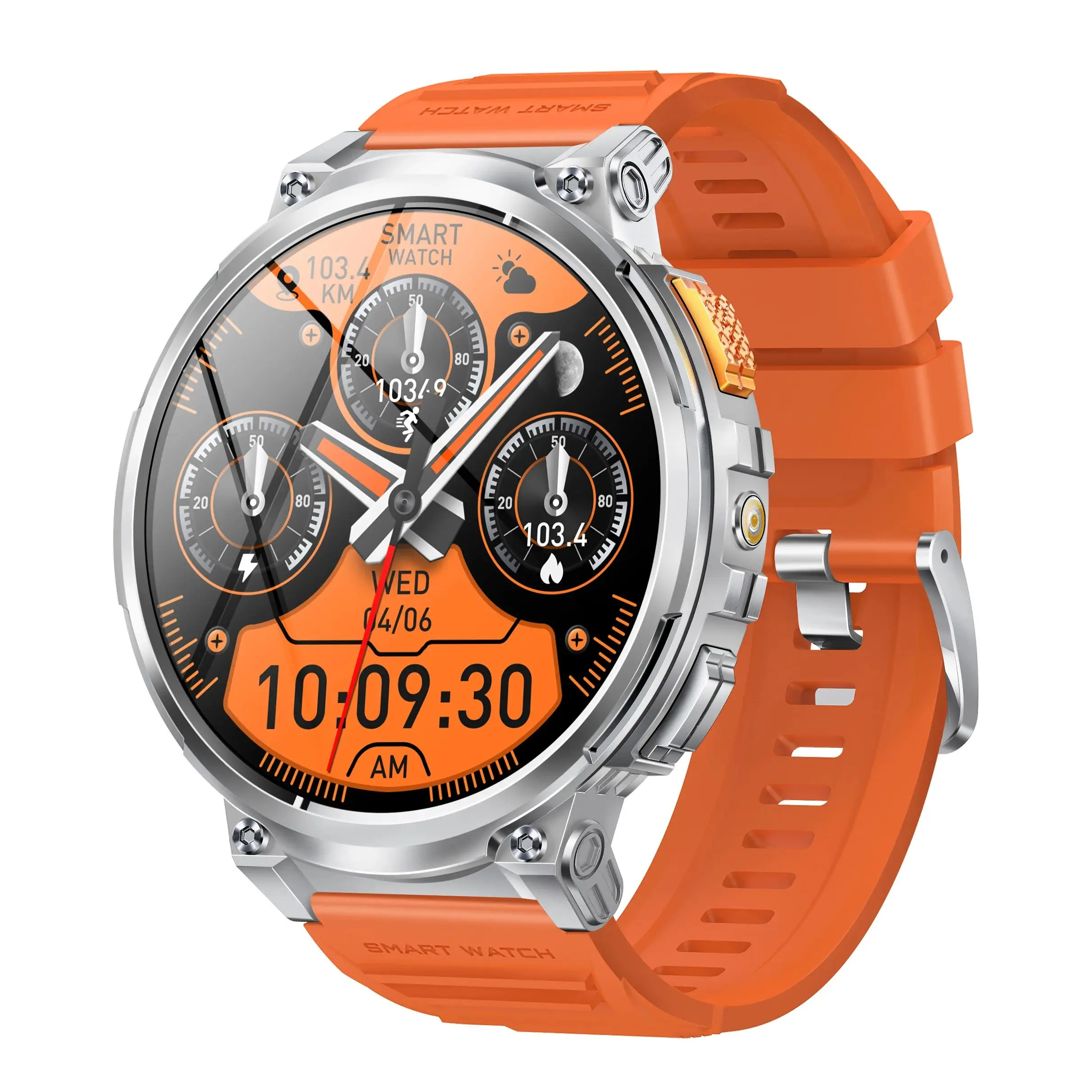 LIGE New Smart Watch Men Bluetooth Call 730mAh Large Battery Flashlight Outdoor Waterproof Sport Watch Health Monitor smartwatch