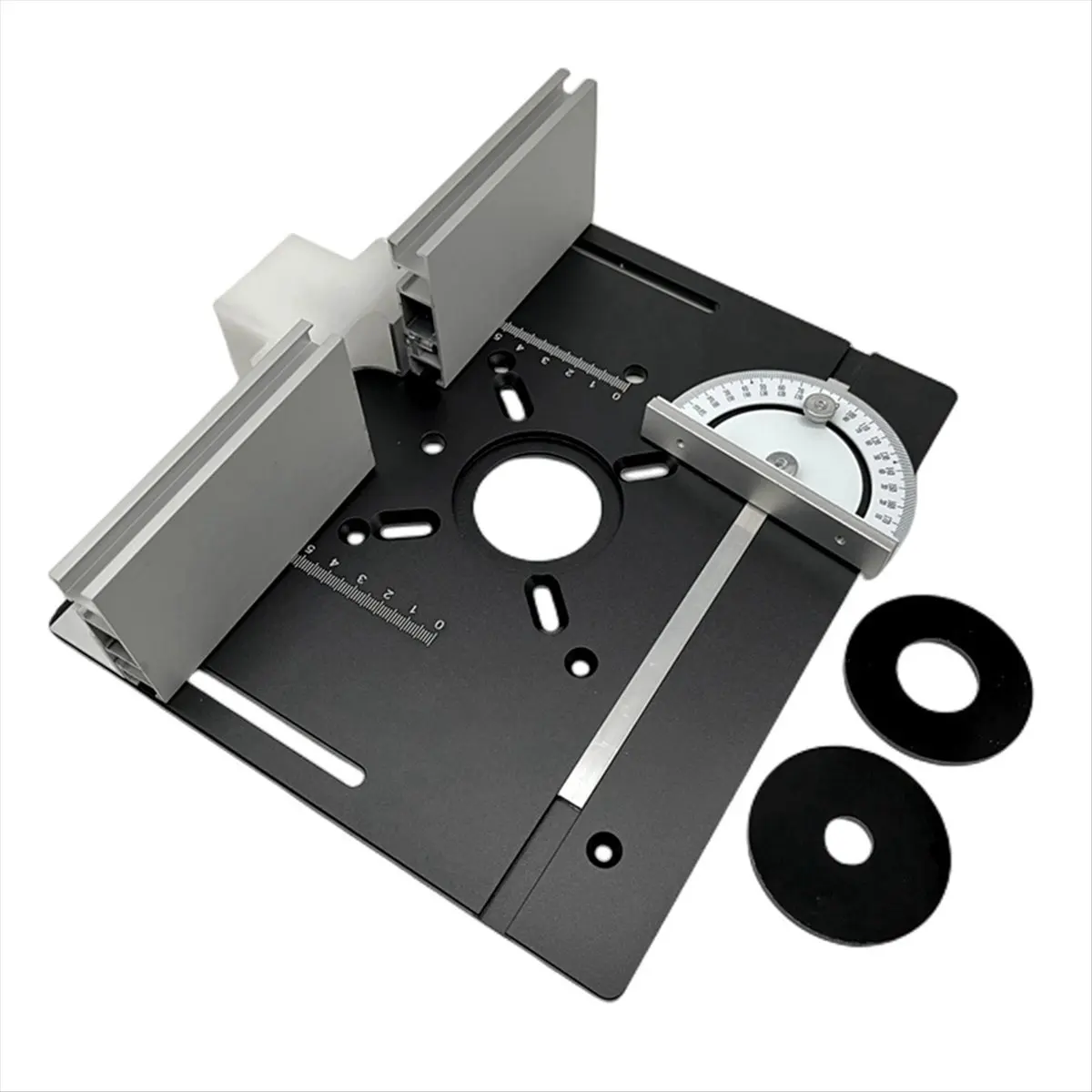 TOP RATED~Set of 3 Router Table Insert Plate Wood Milling Flip Board Trimming Machine Engraving Auxiliary Tool Woodworking
