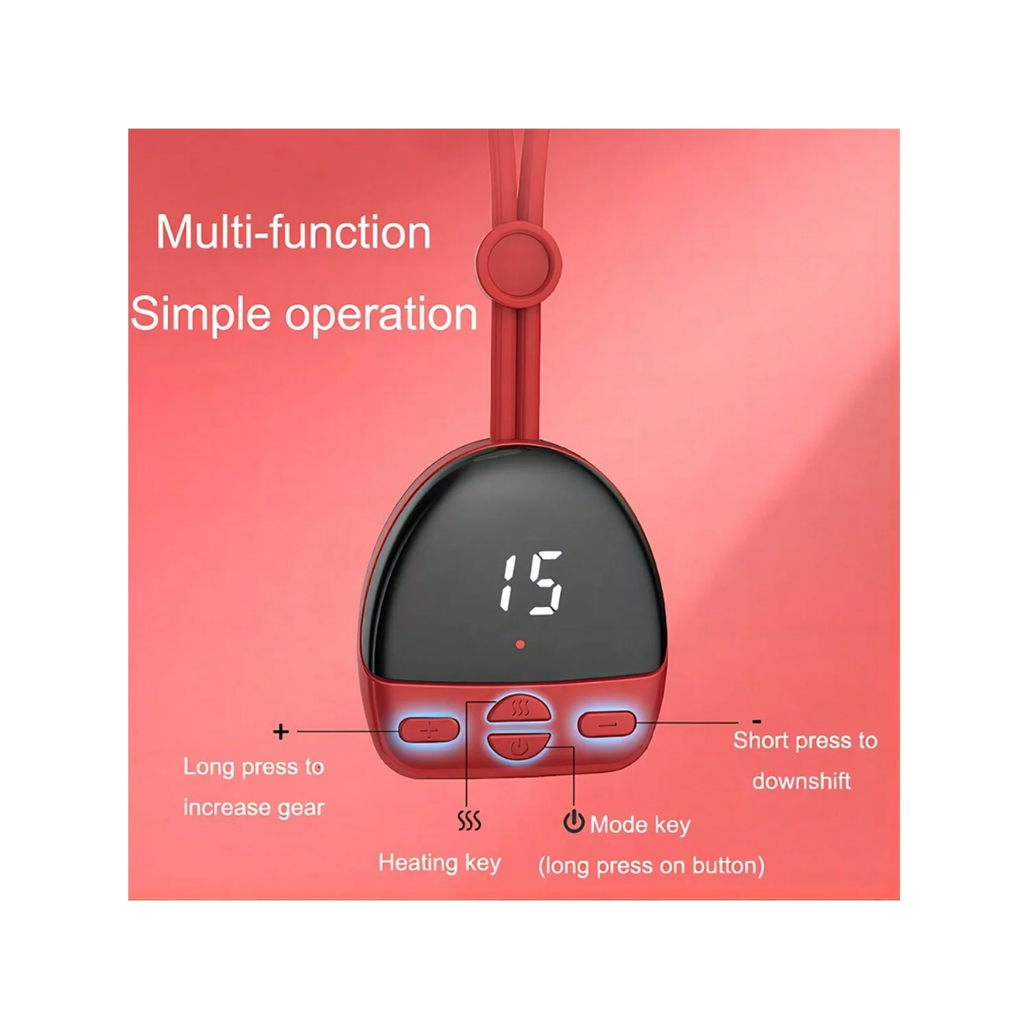 

Физиотерапия, импульсный горячий компресс, защита для шеи, мини-портативный массажер для шеи, подвесной инструмент для шеи, расслабление мышц