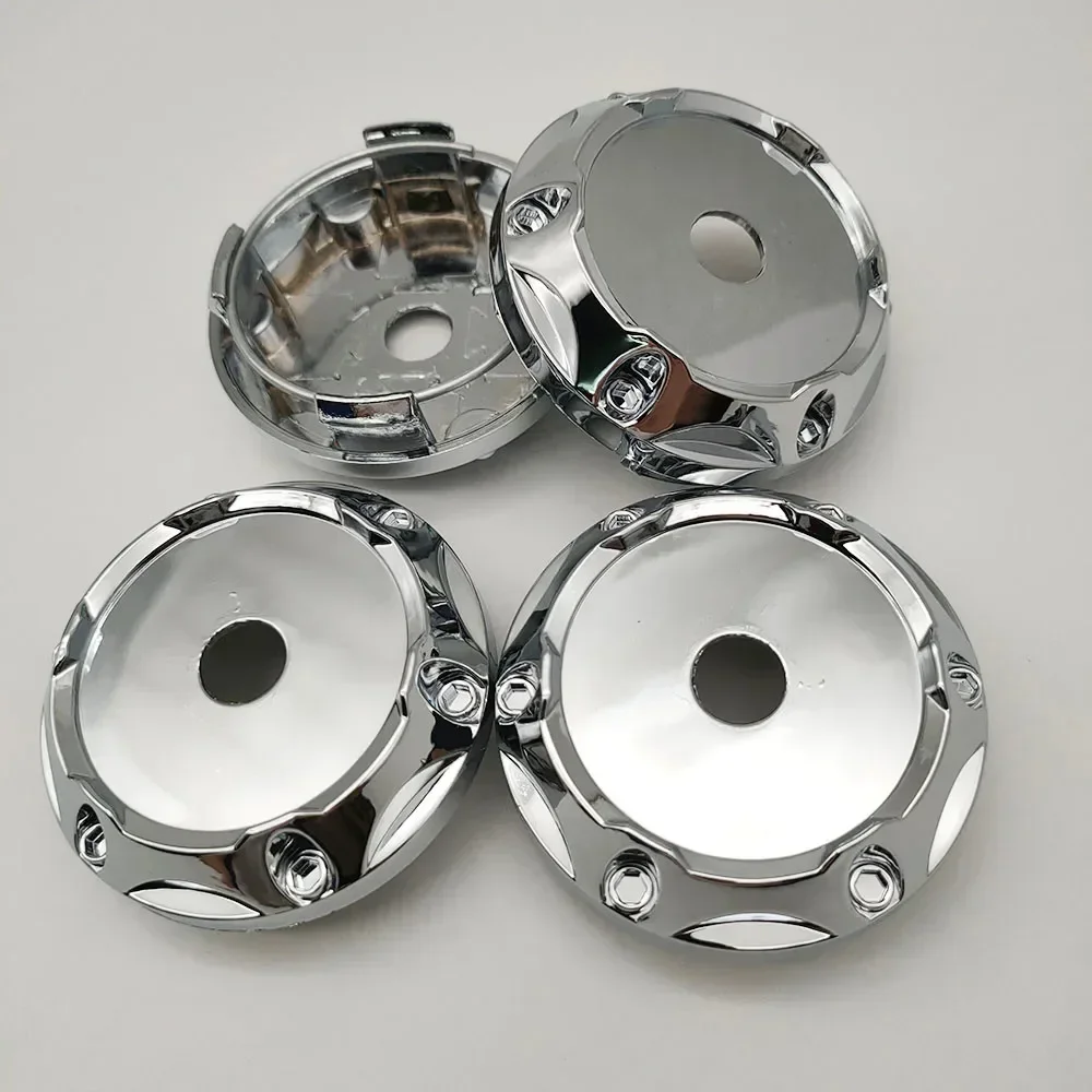 Hub Wheel Centre Cap 4pcs/1Set 64MM ABS Plastic Electroplating For 1 Wheel Outer Diameter Modified Rim Quality