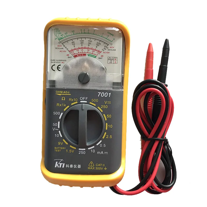 High Precision Pocket Pointer Multimeter KT7001 Small Universal Meter Integrated Electrical Instrument