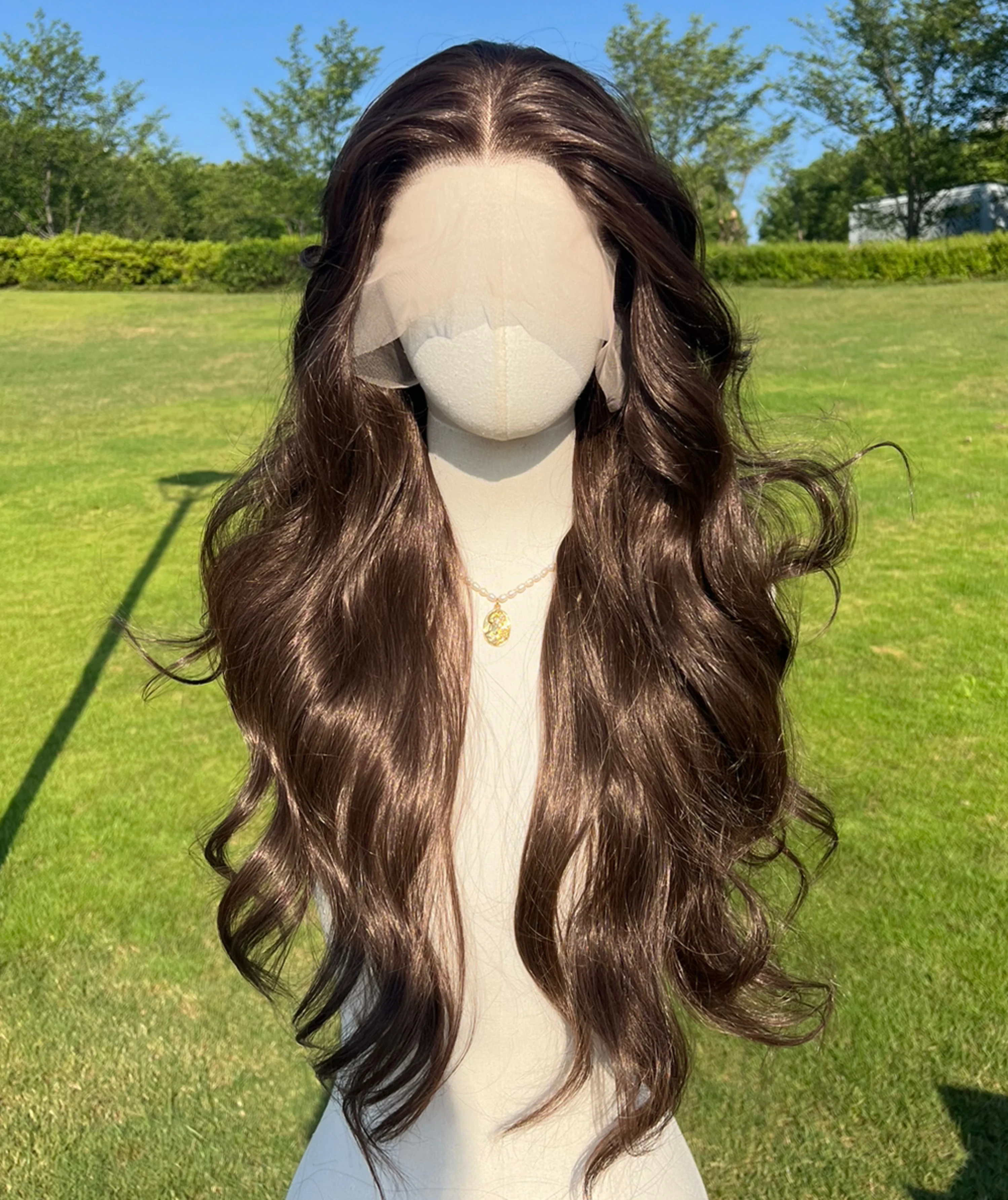 Long straight synthetic wig black role-playing party Lolita women\'s wig natural heat-resistant wig