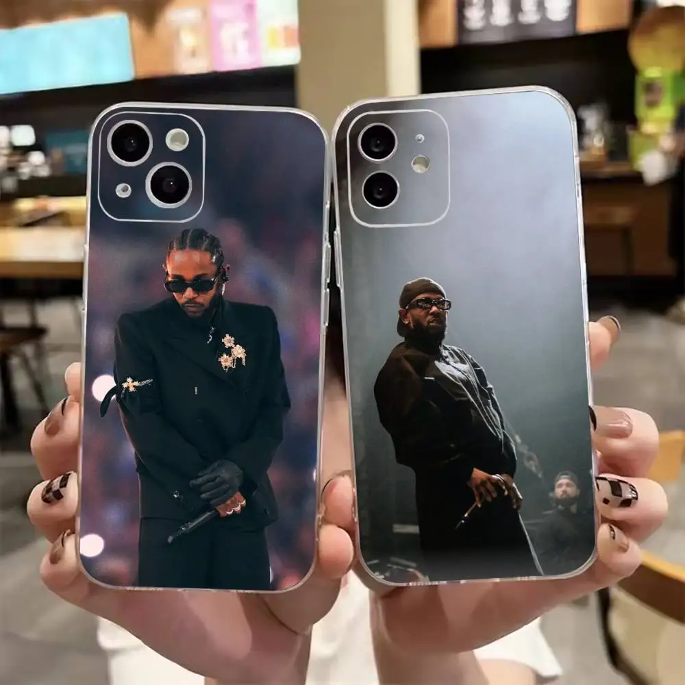 rapper K-Kendrick Lamar R-Rapper  Transparent Soft Silicone Phone Case For iPhone 17 16 15 14 13 12 Pro Max