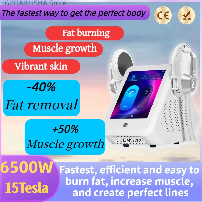 

EMSzero Body Sculpt Electromagnet Slimming 6500W High Power 5 Handles Reducing Fat Machine Beauty Salon New EMS zero Weight Loss