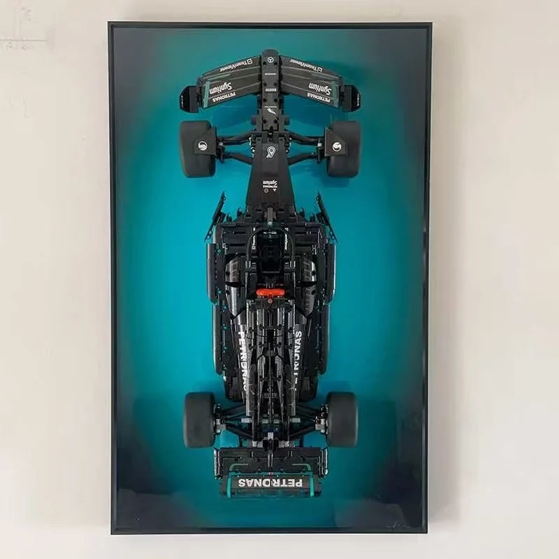 NEW Wall Mount Display for LEGO 42171 Mercedes-AMG F1 W14 E 42207 Ferrari SF-24 F1 42206 Red Bull Racing RB20 F1--Display Wall - view 6