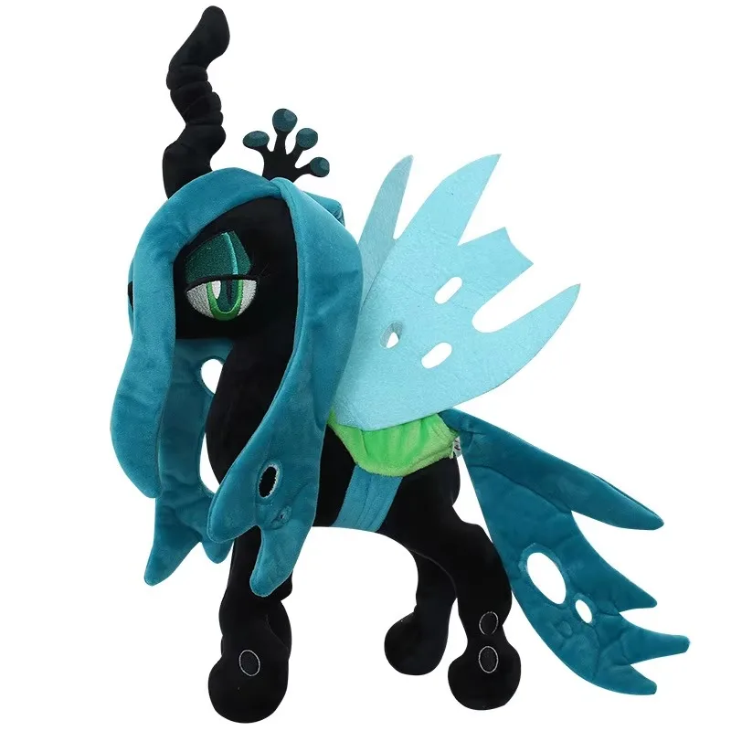 35 ซม.My Little Pony Plush ของเล่นยูนิคอร์นสีม่วง Yuesui Dragon Moon Princess Nightmare Moon ตุ๊กตาการ์ตูนเด็กของขวัญวันเกิด