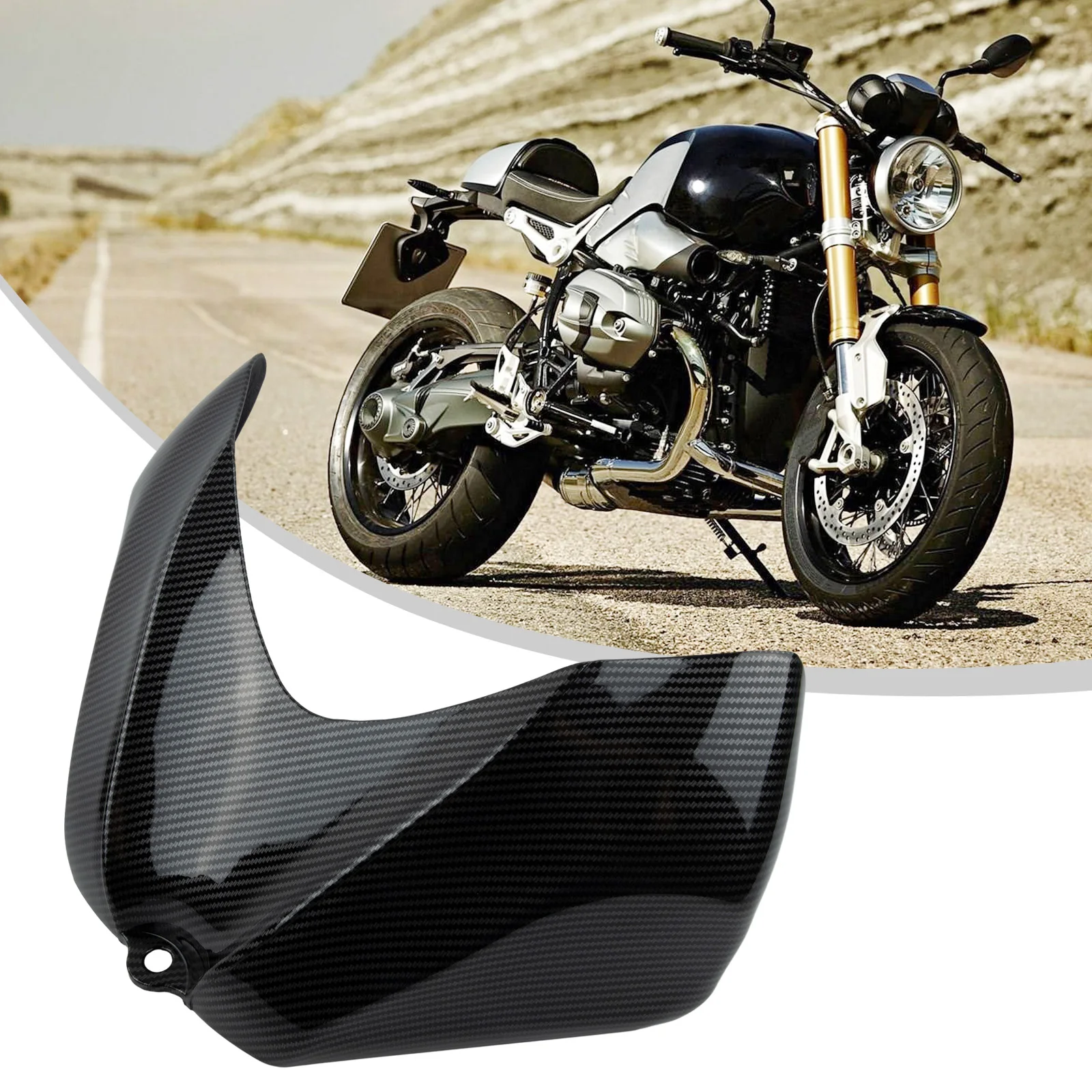 High Quality Practical To Use Brand New Gas Tank Cover Fairing 2Pcs ABS Car Accessories Carbon Fiber Pattern Replacement