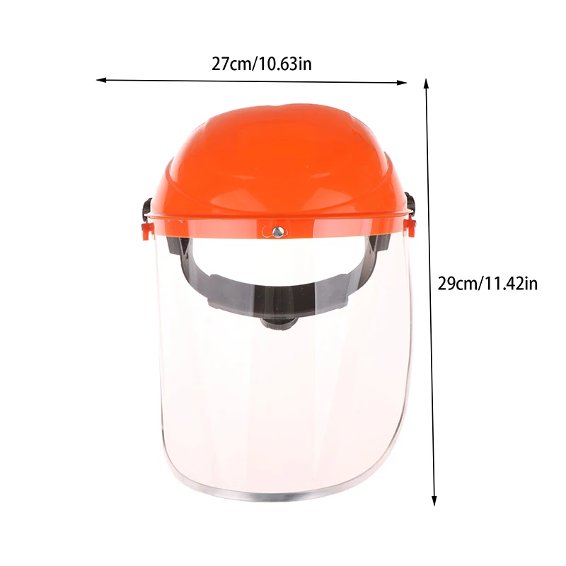 Transparent Full Face Shield Safety PVC Head-mounted Eye Screen Hat Eye Protection Face Mask Motorcycle Face Mask Equipments