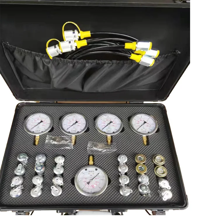 Manometer, Bagger-Manometer, hydraulisches Manometer, geeignet für Baumaschinen und Geräte