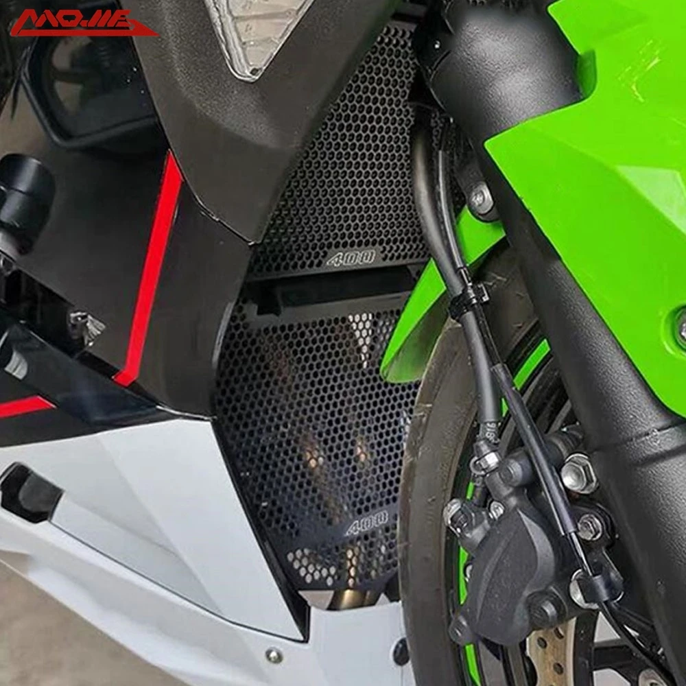2025 لكاواساكي نينجا 400 Z400 مزيل 400 450 نينجا 500 Z500 ABS دراجة نارية مدخل هواء غطاء شبكة المبرد شواء الحرس