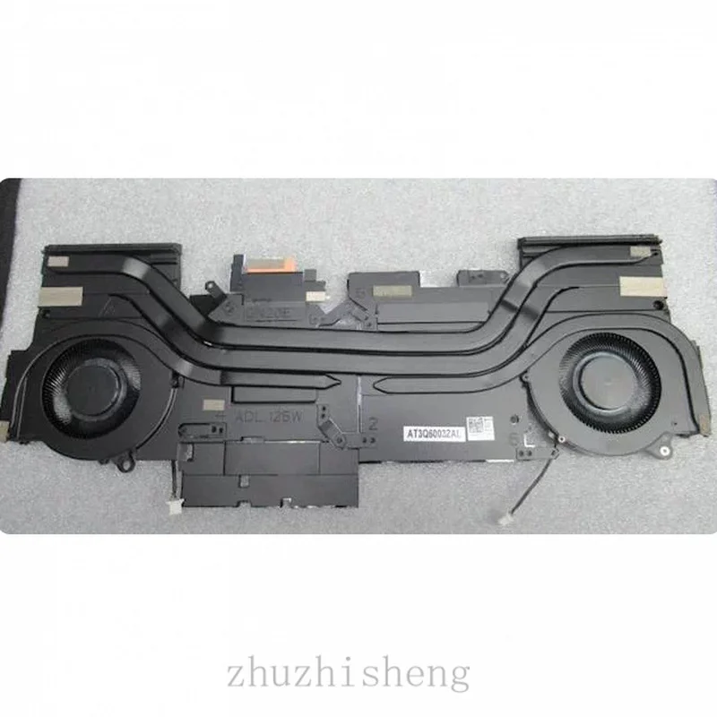Genuine New CPU GPU Heatsink Cooling Kit Assembly For Dell Alienware M15 R7 AXIOM 15 Gaming Laptop P/N 6GD3H / 06GD3H