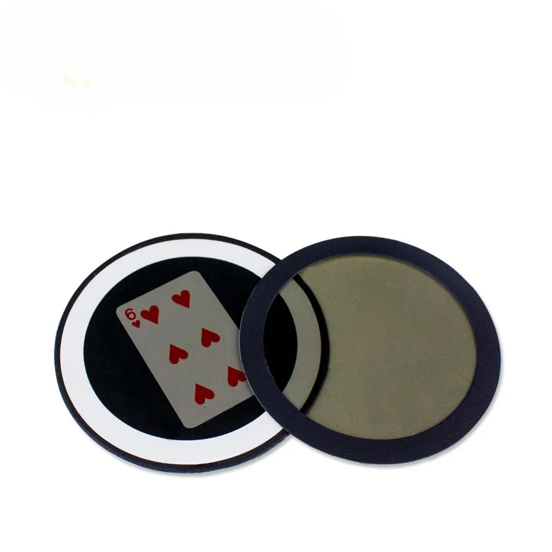 Mirror Poker Card Disappear Magic Gimmick-prop Street Illusion Close-up Interesting Tricks Accessoire