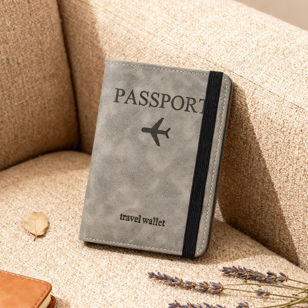 Новый RFID женский чехол для паспорта ID и SIM-карты, сумки высокого качества, кошельки унисекс, простые зажимы для кредитных карт, мужской кошелек для паспортов