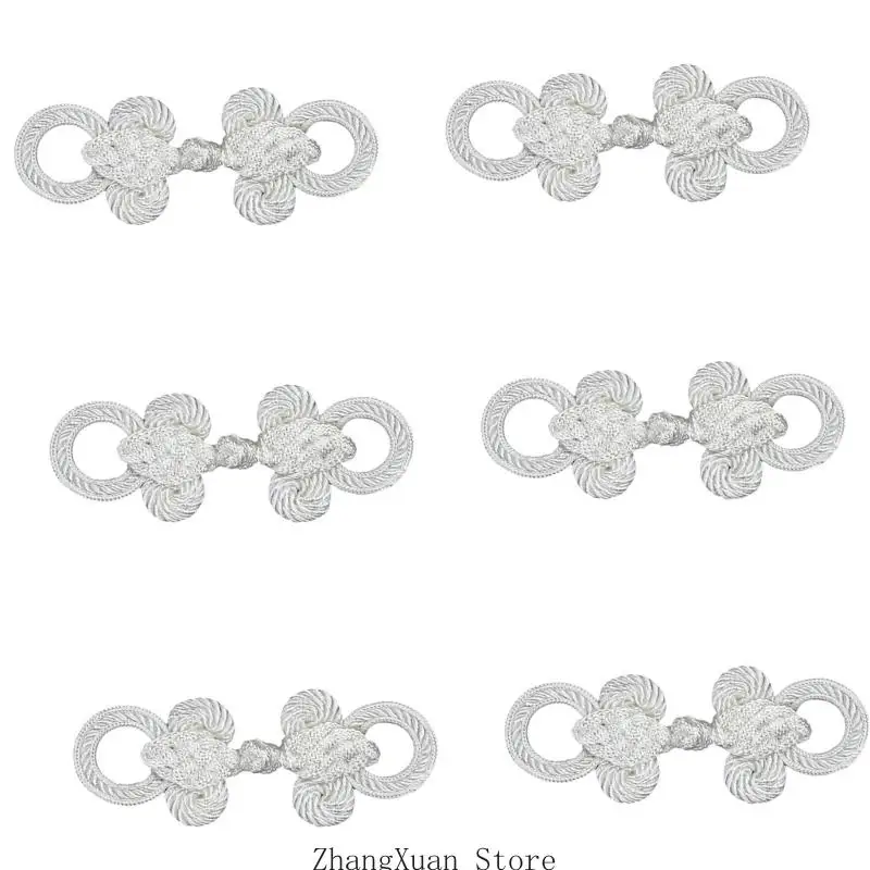 Traditionelle Kleiderverschlüsse, 6-teiliges Set für Näharbeiten und Heimwerkerarbeiten 3XUF – Detail 3