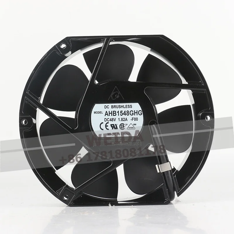 Cooling Fan New Delta 17251 3-wire Low noise 172X150X51MM 17CM frequency converter ball bearing AHB1548GHG DC48V 1.82A