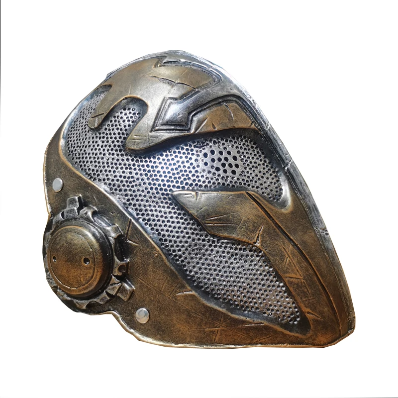 

Templar Mask Halloween Theme Resin Protective Mask Personality Party Cosplay Costume Mask Performance Prom Props Supplies Masque