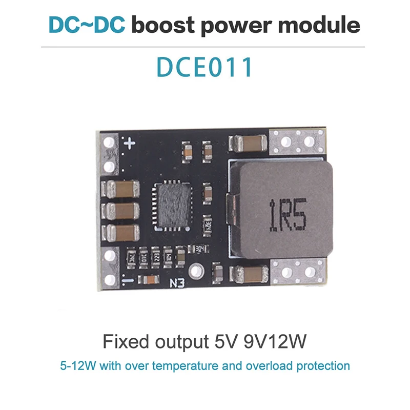 High Power DC-DC Boost Conversion Module 3-4.2V to 5V 7V 8V 11V for Lithium Battery Power Electronics