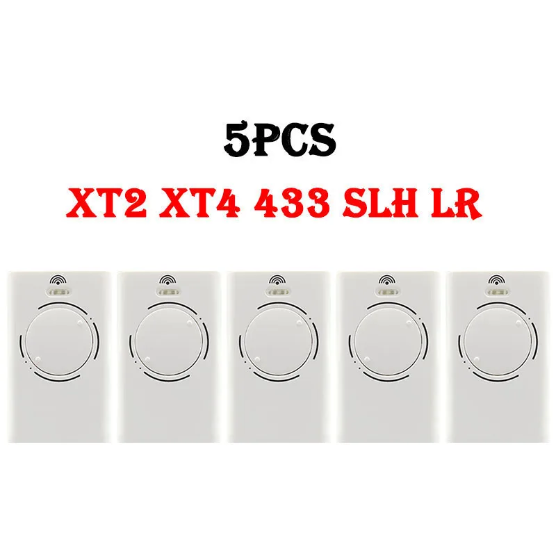 

5PCS XT2 XT4 433 SLH LR 787007 Gate Remote Control Garage Door Opener 433MHz Rolling Code Programming Garage Door Remote Control