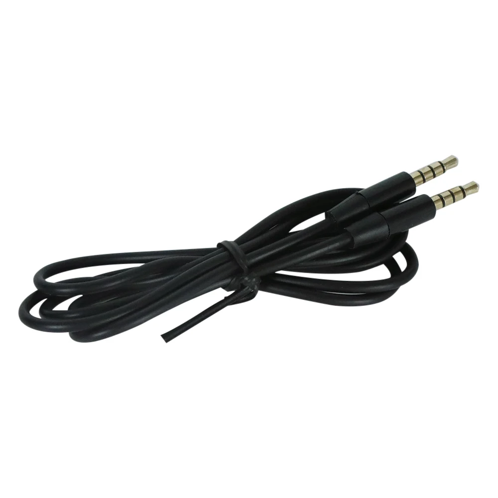 3.5 to 3.5mm Jack Audio Extension Cable Male to Male Stereo Aux 4 Pole Cable Adapter