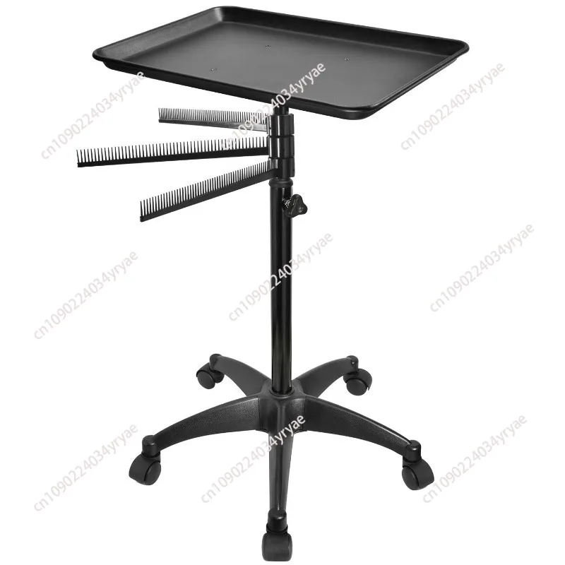 New hair salon tray cross-border hair salon adjustable mobile storage storage tool cart