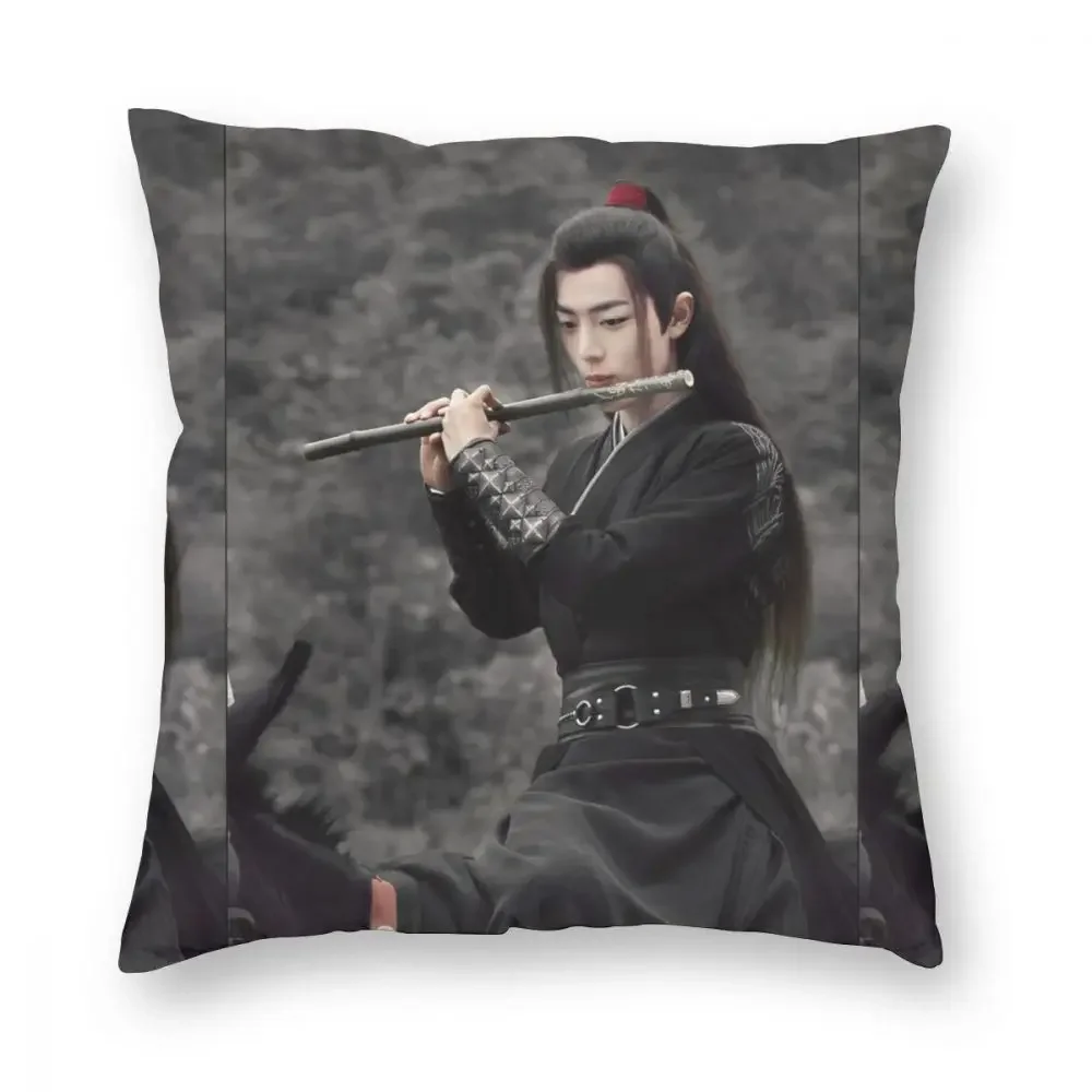 Wei Wuxian The Untamed Throw Pillow Cover Cushions for Sofa Funny Cushion Covers