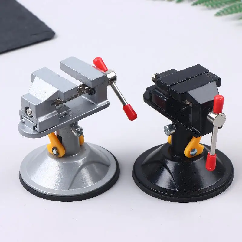 Universal Mini Table Vise Clamp 360° Suction Vice Clamp Drill Press Vise Table Bench Vice Craft Vise DIY Sculpture Craft Carving