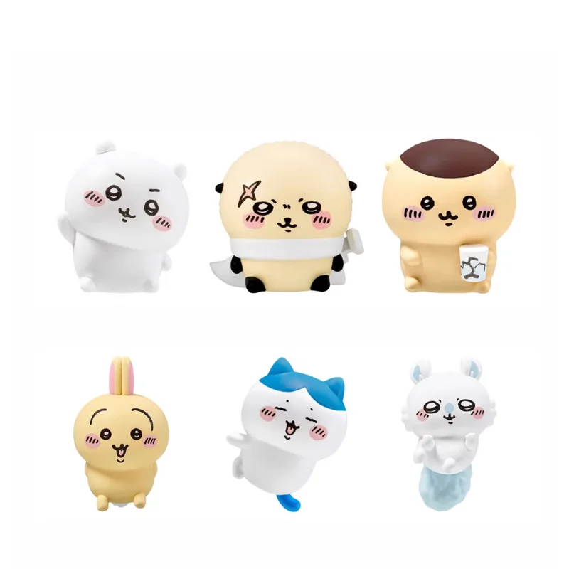 バンダイオリジナルちいかわガシャポンうさぎ八wareモモンガデータケーブルハグアニメアクションフィギュアモデルカプセル玩具装飾品