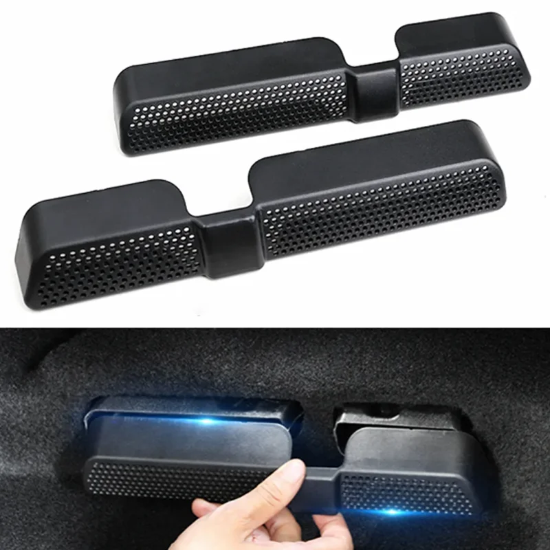 for Volkswagen VW Golf Sportsvan 2015~2020 Air Vent Antiblocking Dust Cover Under Seat Air Conditioning Outlet Cover Accessories