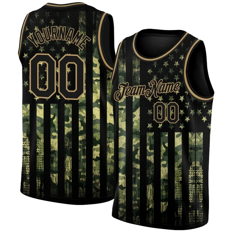 America Basketball Jerseys Pattern Tank Tops For Men Customized Name Numbers 3D Printed Tees Summer Loose Sport O-Neck Vest Tops