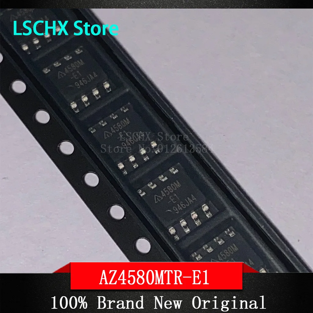 50pcs AZ4580MTR-E1 AZ4580MTR-G1 AZ4558CMTR-E1 SOIC-8 AZ4580GTR-E1 TSSOP-8 operational amplifier