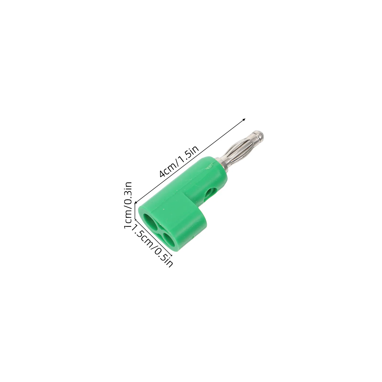 10Pcs 4Mm Solderless Banana Plug Connectors Open Screw Stackable Lantern Design for Speaker Terminals Audio Amplifier Laboratory
