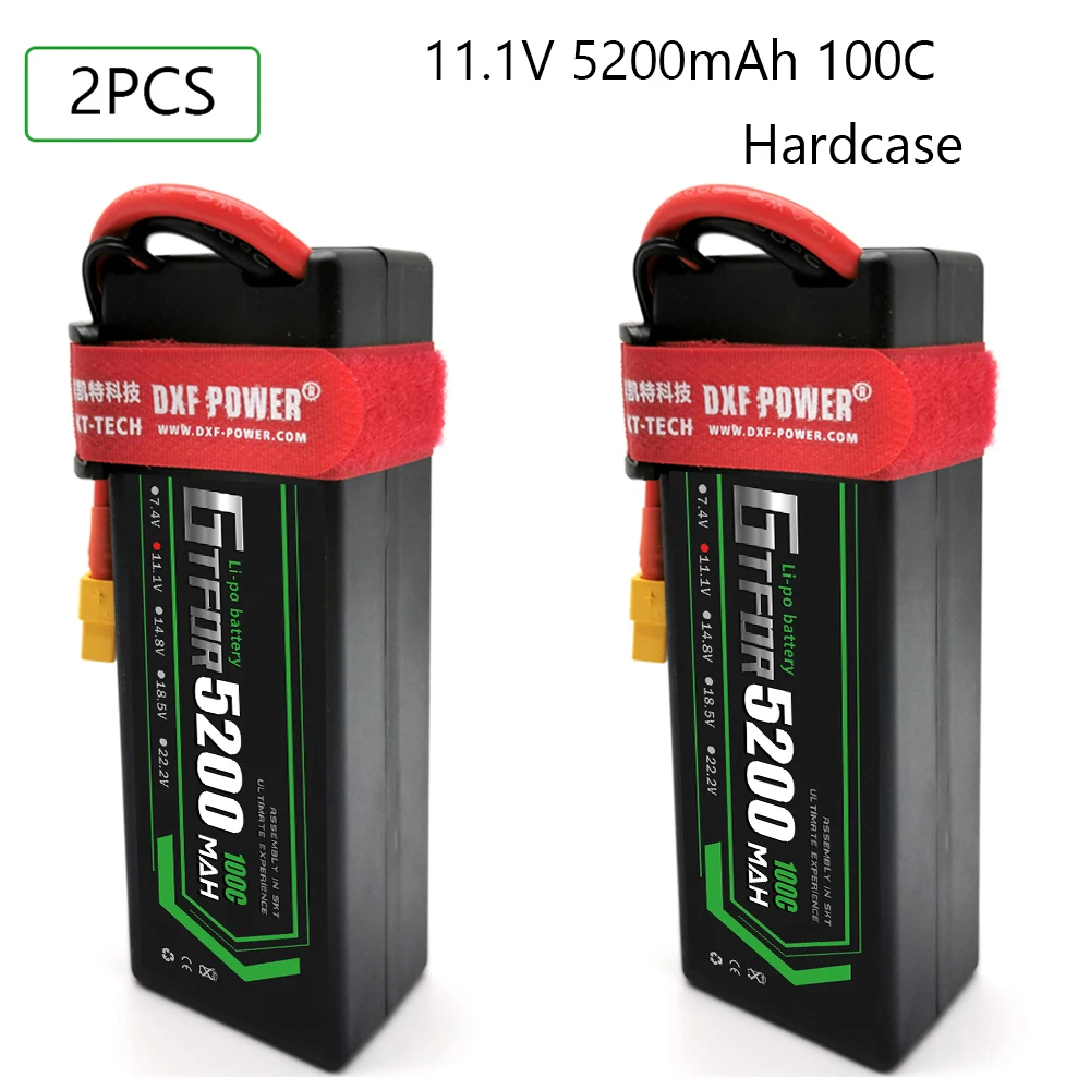 

GTFDR Lipo 3S 11.1V 5200mah 100C Battery 2S 4S 7.4V 14.8V 15.2V 9200mah 6500mah 6750mah 7000mah 8000mah 8400mah for RC Car Parts