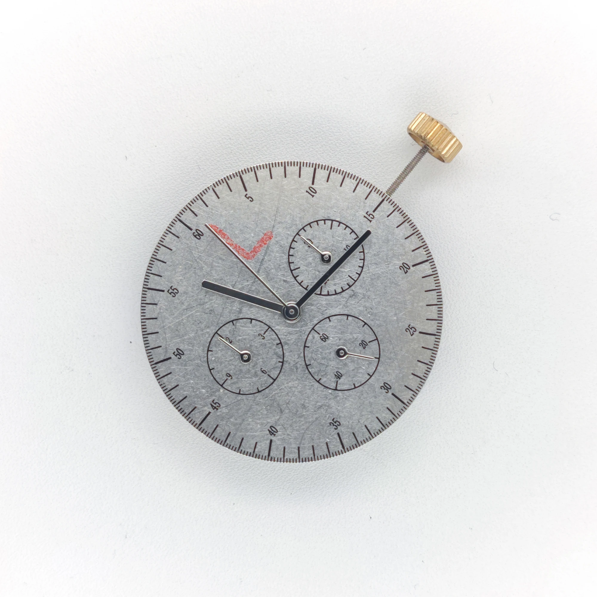 Dandong 4130 Movement No calendar 6 hands Watch Mechanical Automatic Movement Modification Movement Replace Parts 4130 movement