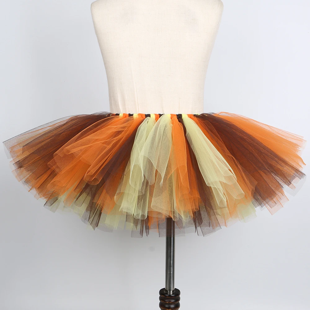 Girls Lion Tutu Skirt Perform Dance Toddler Baby Tutus Tulle Skirt Kids Halloween Animal Lion King Costume with Mane Headband