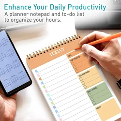 kawaii Frosted notepad plan this time management to-do list Tear-off notepad portable small notebook todolist office accessories