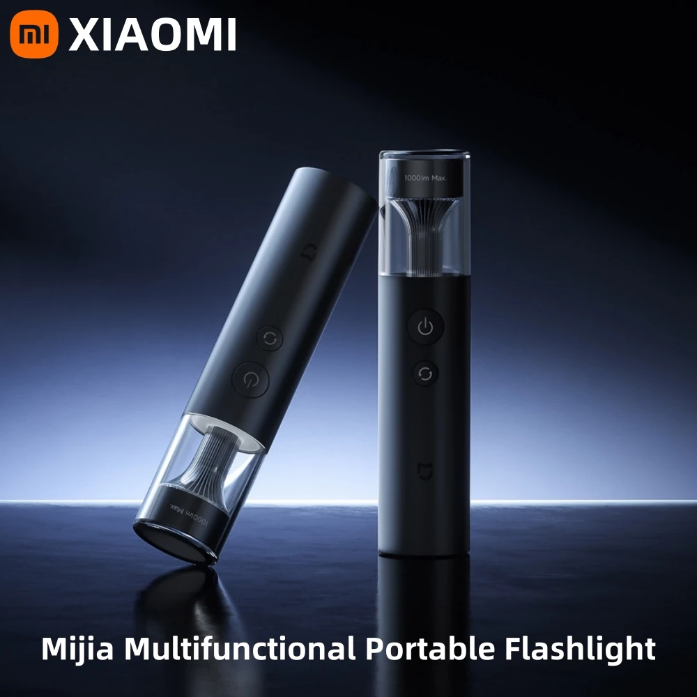 Mijia Multifunktionale LED-Taschenlampe, zoombar, ultrahell, Taschenlampe, Fensterbrecher, Sicherheitsgurtschneider, Auto-Notlicht