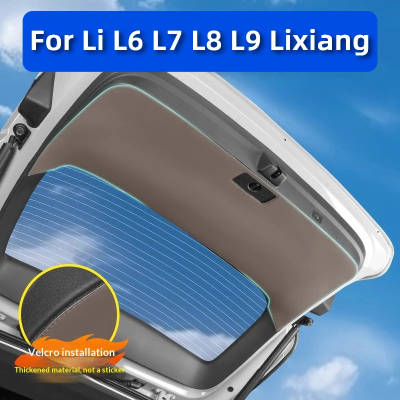 

For Li L6 L7 L8 L9 2025 2024 Lixiang Thickened Leather for Car Trunk Tailgate Protective Pad