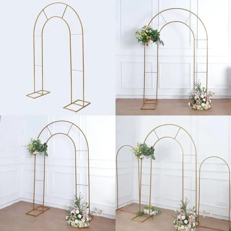 Round Balloon Arch Stand for Wedding Party Holiday Decoration Event Supplies Backdrop Frame Kit Birthday Celebration Decor