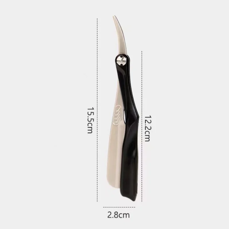 Retro Razor Mesh Feather Blade Shaver Japanese Style Barber Shop Safety Shaving Tools Men's Manual Folding Beard Trimmer Y1028