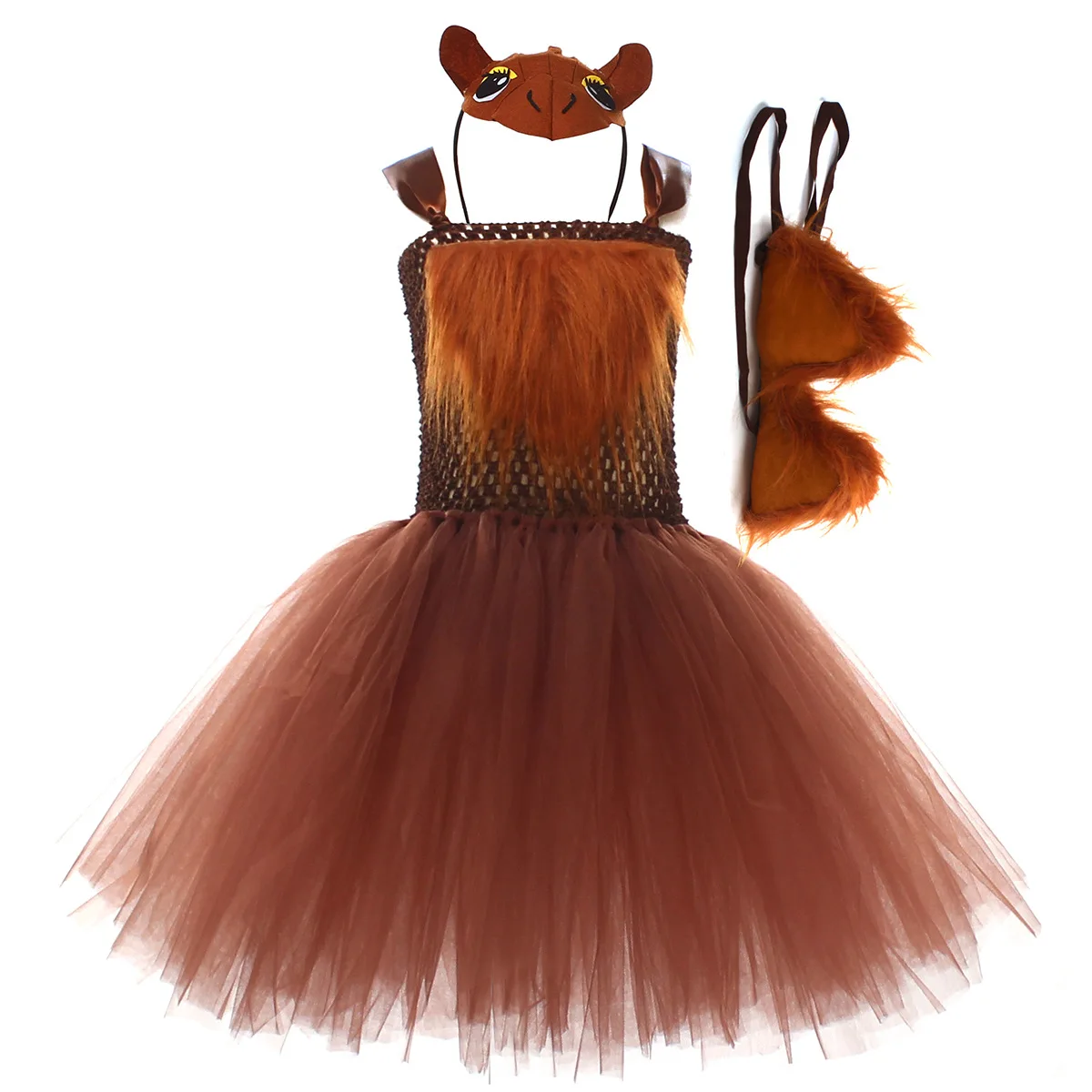 

Halloween Kids Costume Camel Animal Festival Party Children's Roleplay Costume Girls Dress Set Performance Costumes Outfits